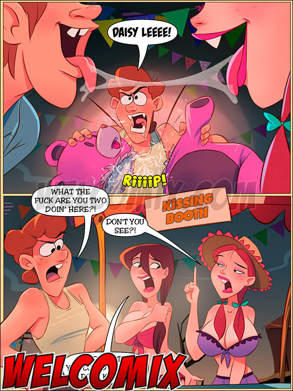 But Daisy Lee, the fiery hillbilly, prefers to kiss with the tongue
